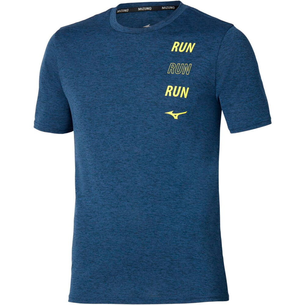 Core run camiseta técnica manga corta hombre Azul (S)