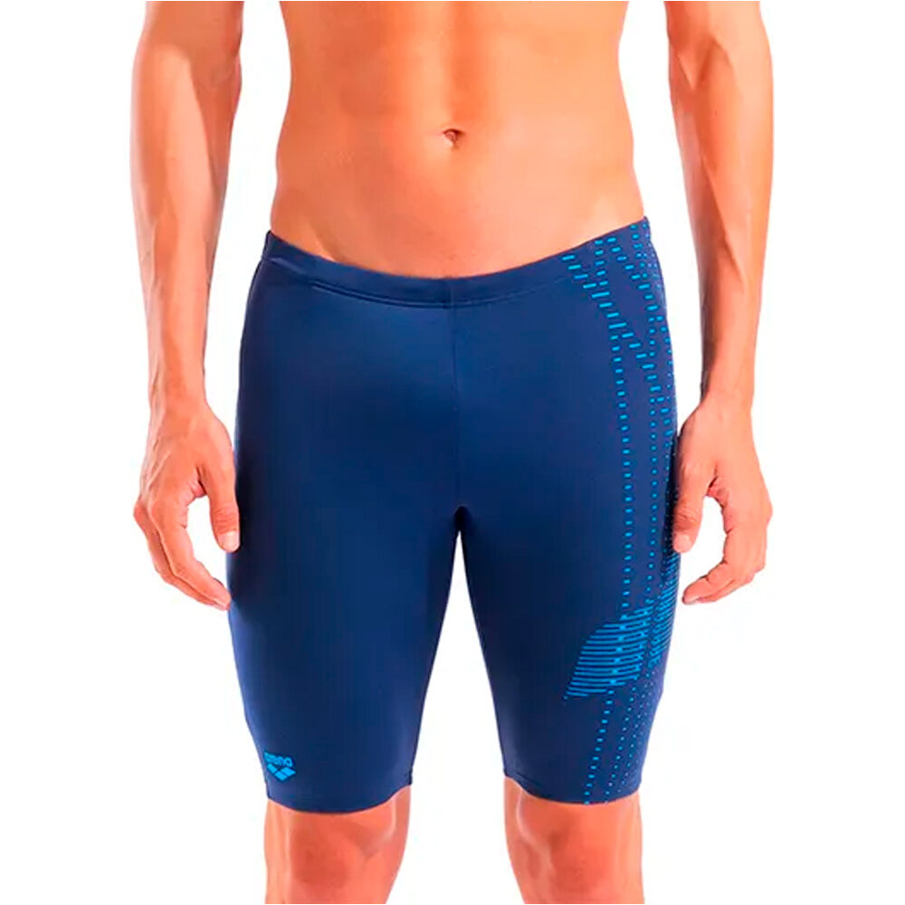 Asymmetrical jammer bañador natación hombre Marino (80)