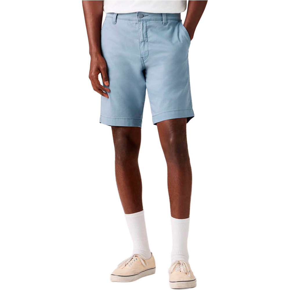 Xx chino bermudas hombre Azul (34)