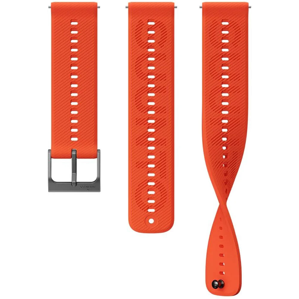 Ath6 silicone strap coral orange sm correas de relojes deportivos Naranja (UNICA)