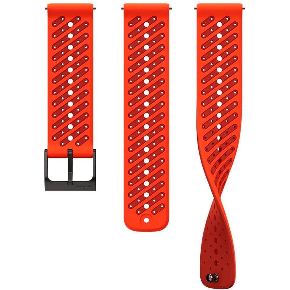 Suunto 22 ath8 silicone strap coral orange sm correas de relojes deportivos