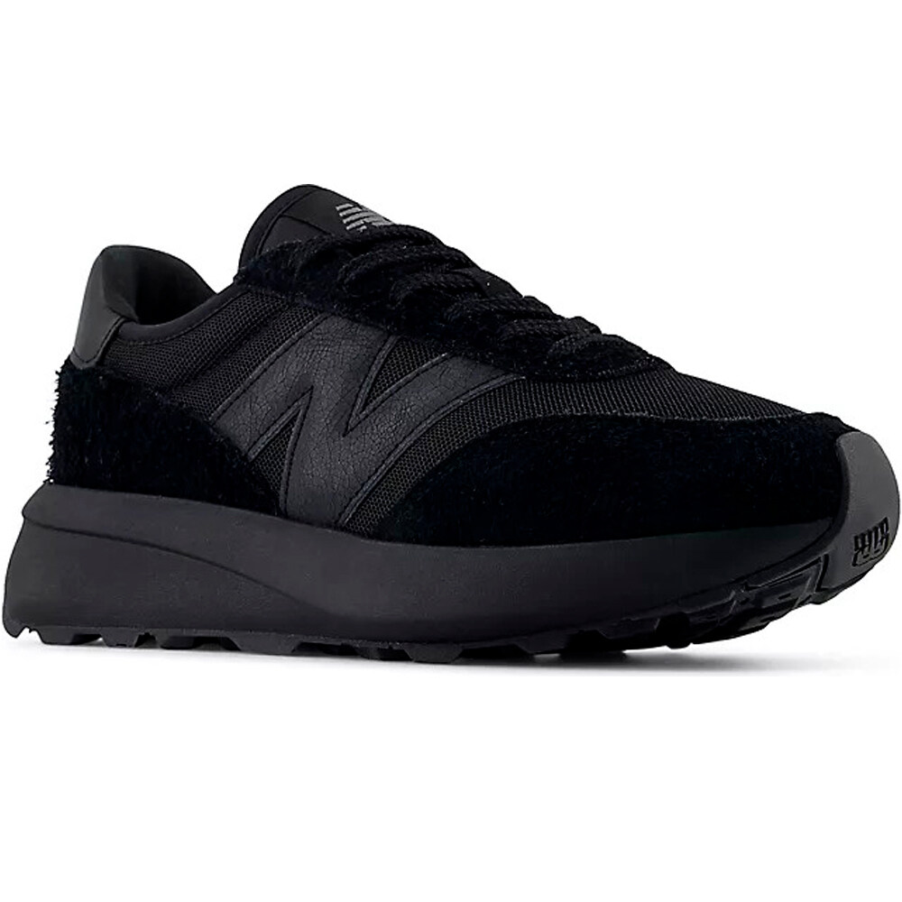 Zapatilla moda hombre Negro (39,5)