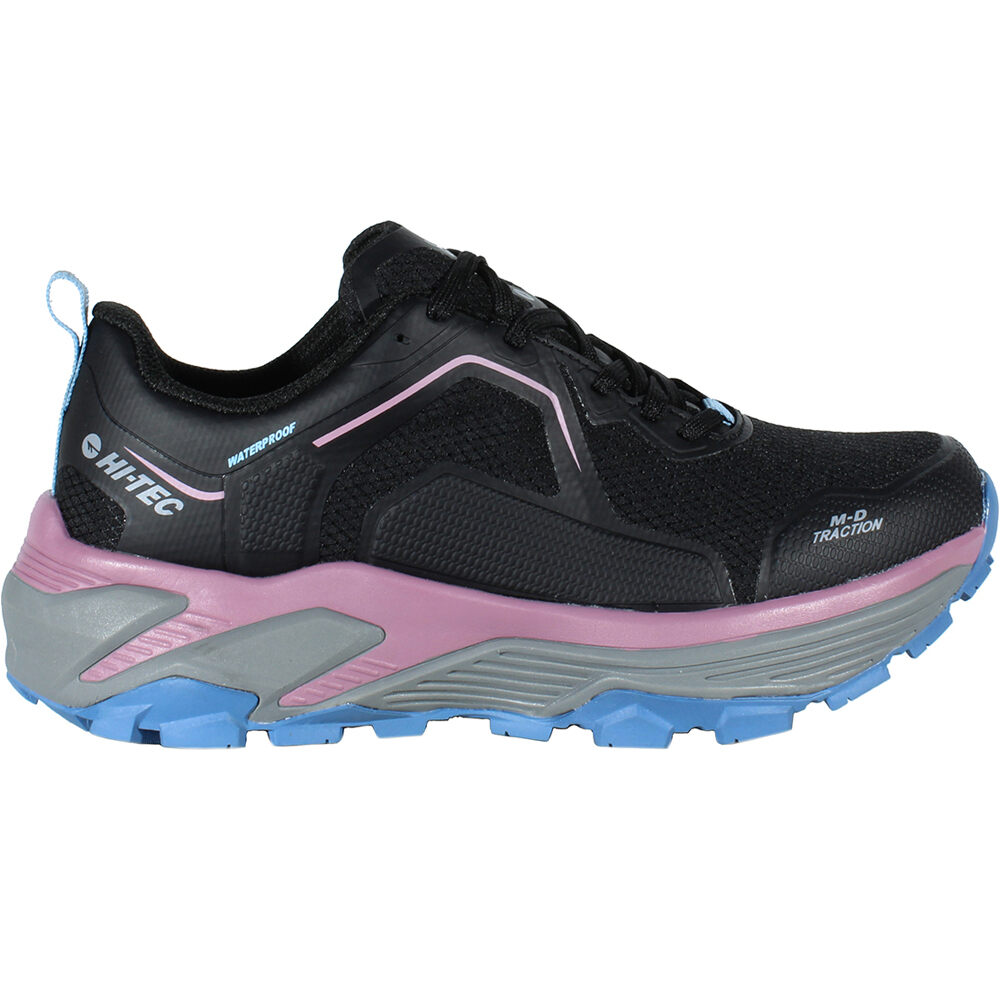 Pace waterproof zapatilla trekking mujer Negro (42)