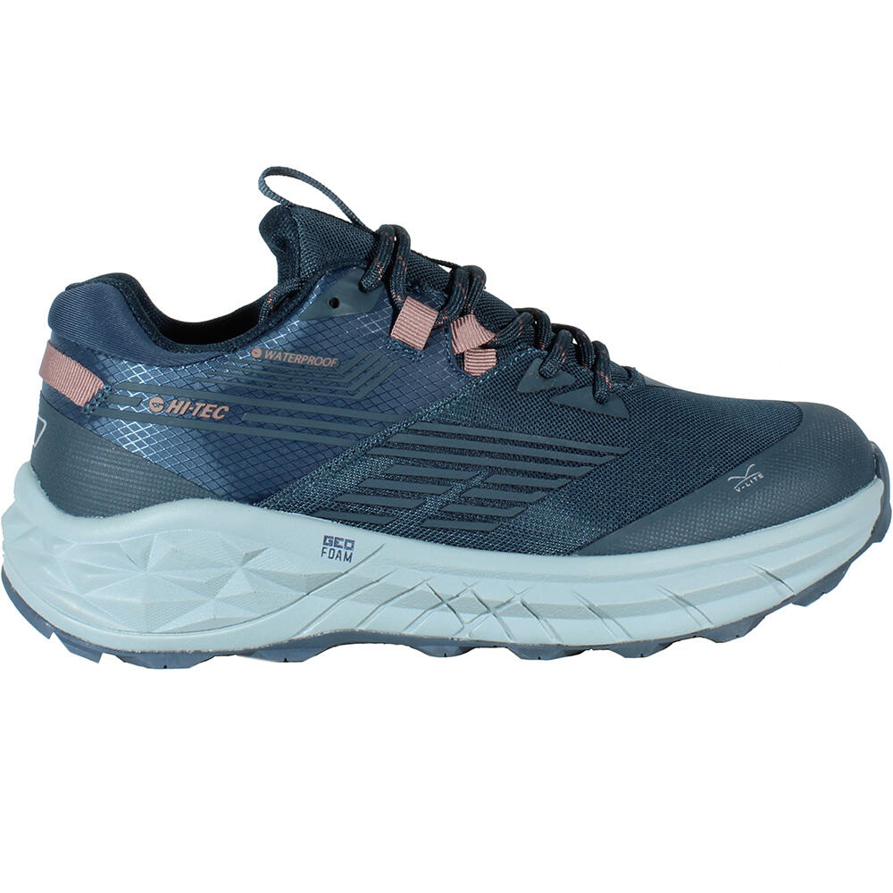 Fuse trail low waterproof zapatilla trekking mujer Azul (40)