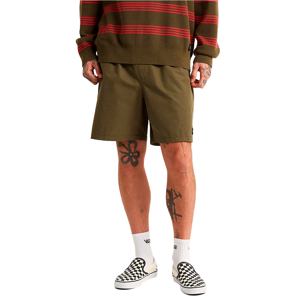 Range relaxed sport bermudas hombre Verde (S)