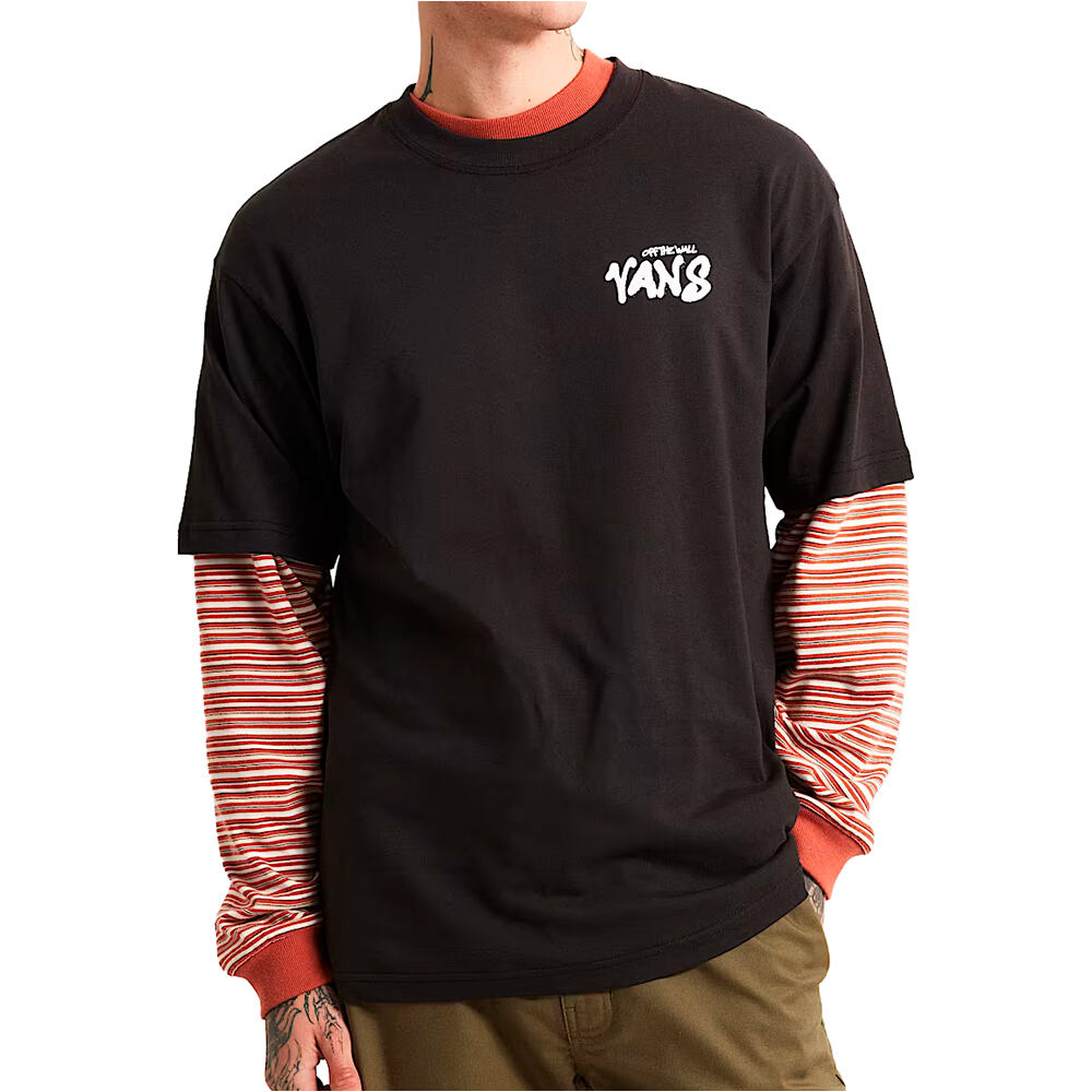 Repear sam camiseta manga corta hombre Negro (XL)