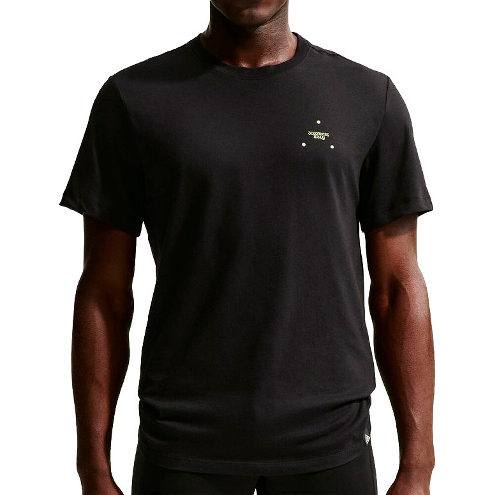 Dri-fit acg trail energy camisetas trail running manga corta hombre Negro (M)