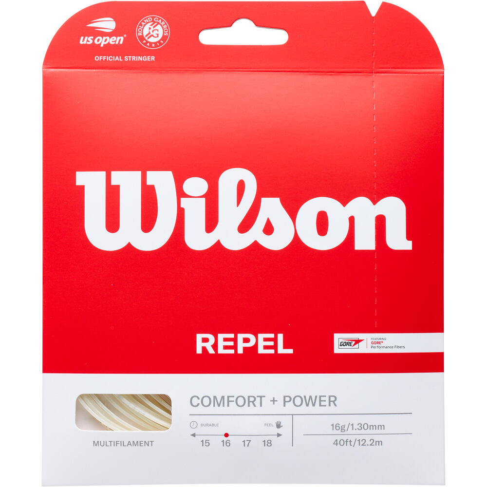 Wilson repel 16 set natural 16g cordaje tenis