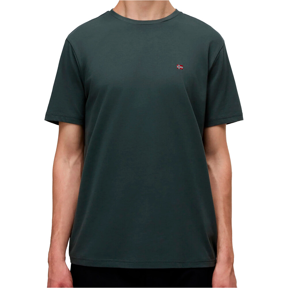 Salis sum camiseta manga corta hombre Verde (S)