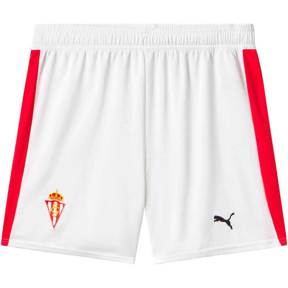 Sporting de gijon 25/26 primera equipacion pantalones fútbol oficiales (L)