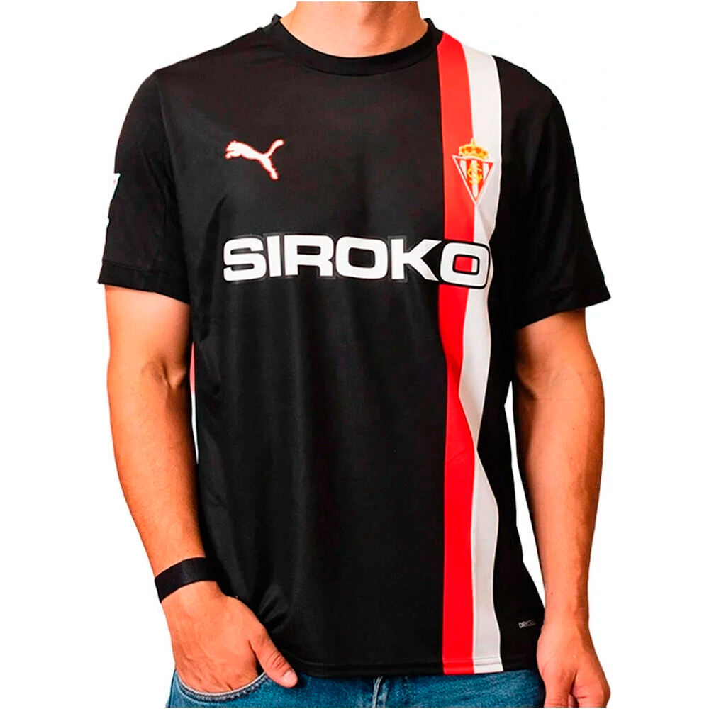 Sporting de gijon 25/26 segunda equipacion camiseta de fútbol oficiales (S)