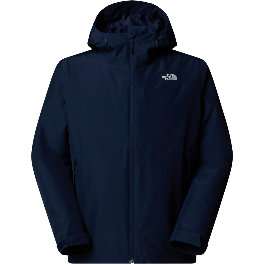 Carto mono triclimate chaqueta impermeable insulada hombre Azul (XXL)