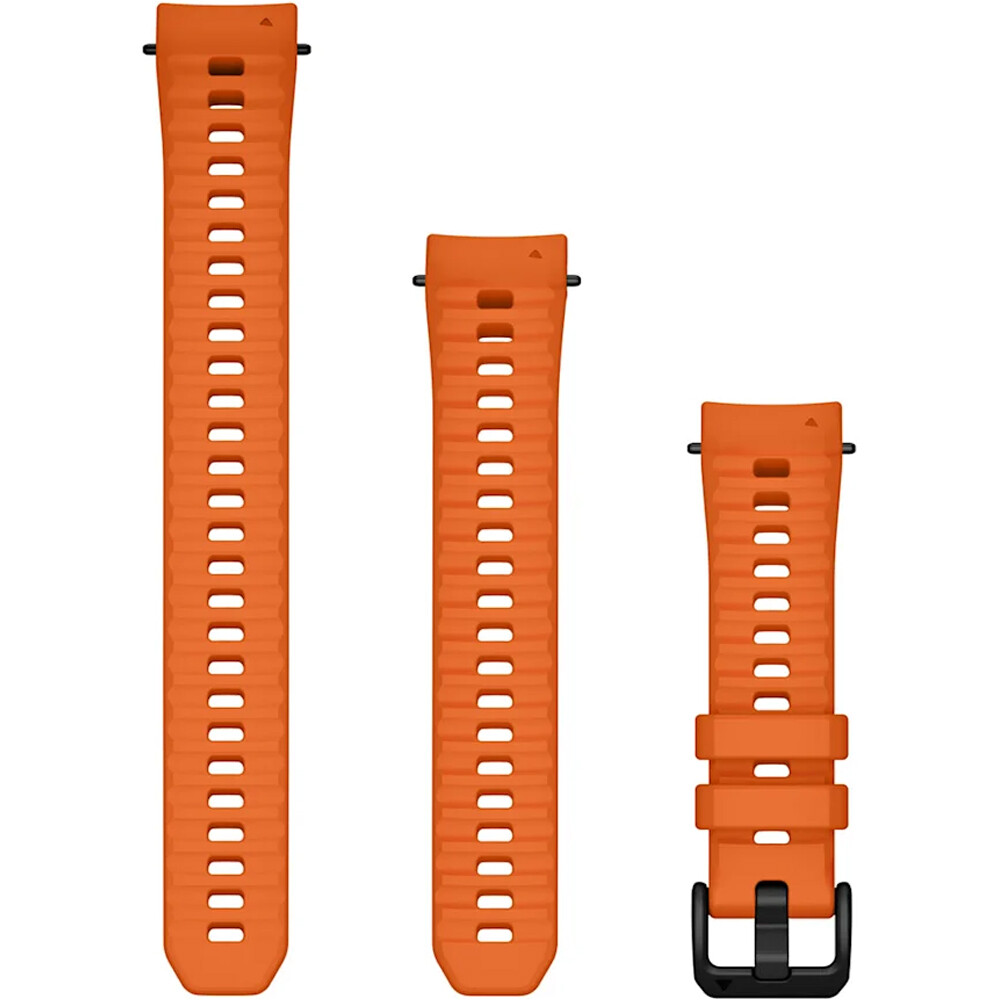 Correa 20 mm silicona naranja instinct e correas de relojes deportivos (UNICA)