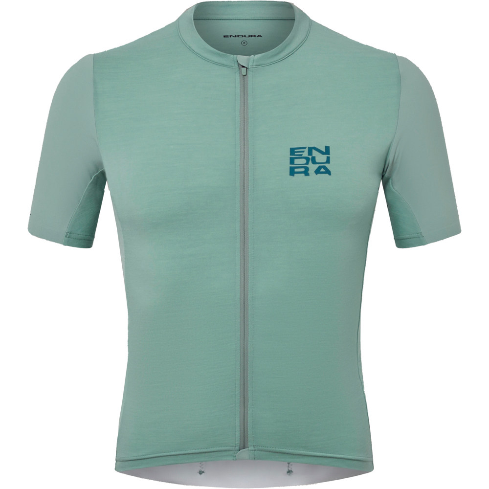 Alltrack ride maillot manga corta hombre Verde (L)