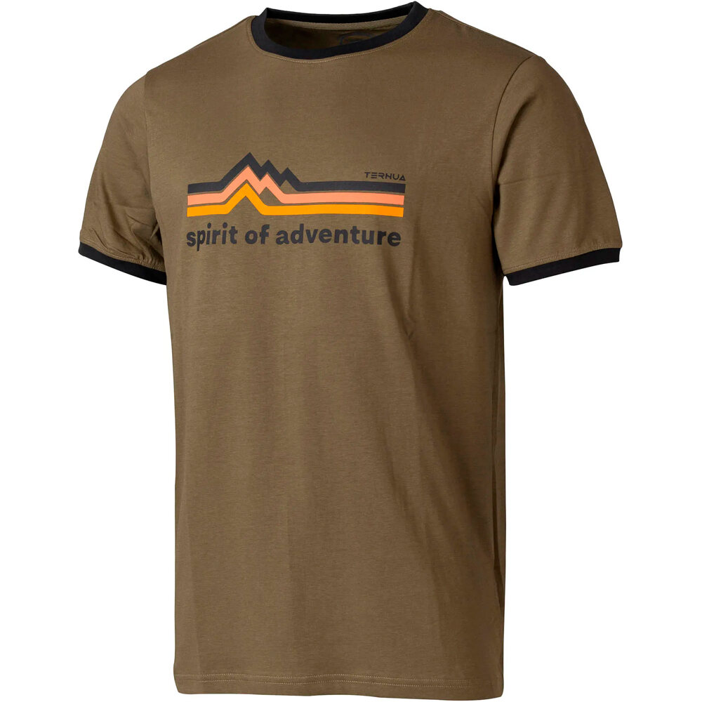 Aput regenerative camiseta montaña manga corta hombre Verde (XL)