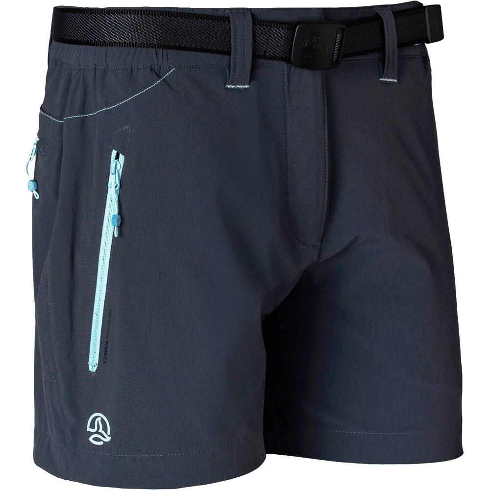 Friza pantalón corto montaña mujer Negro (XS)