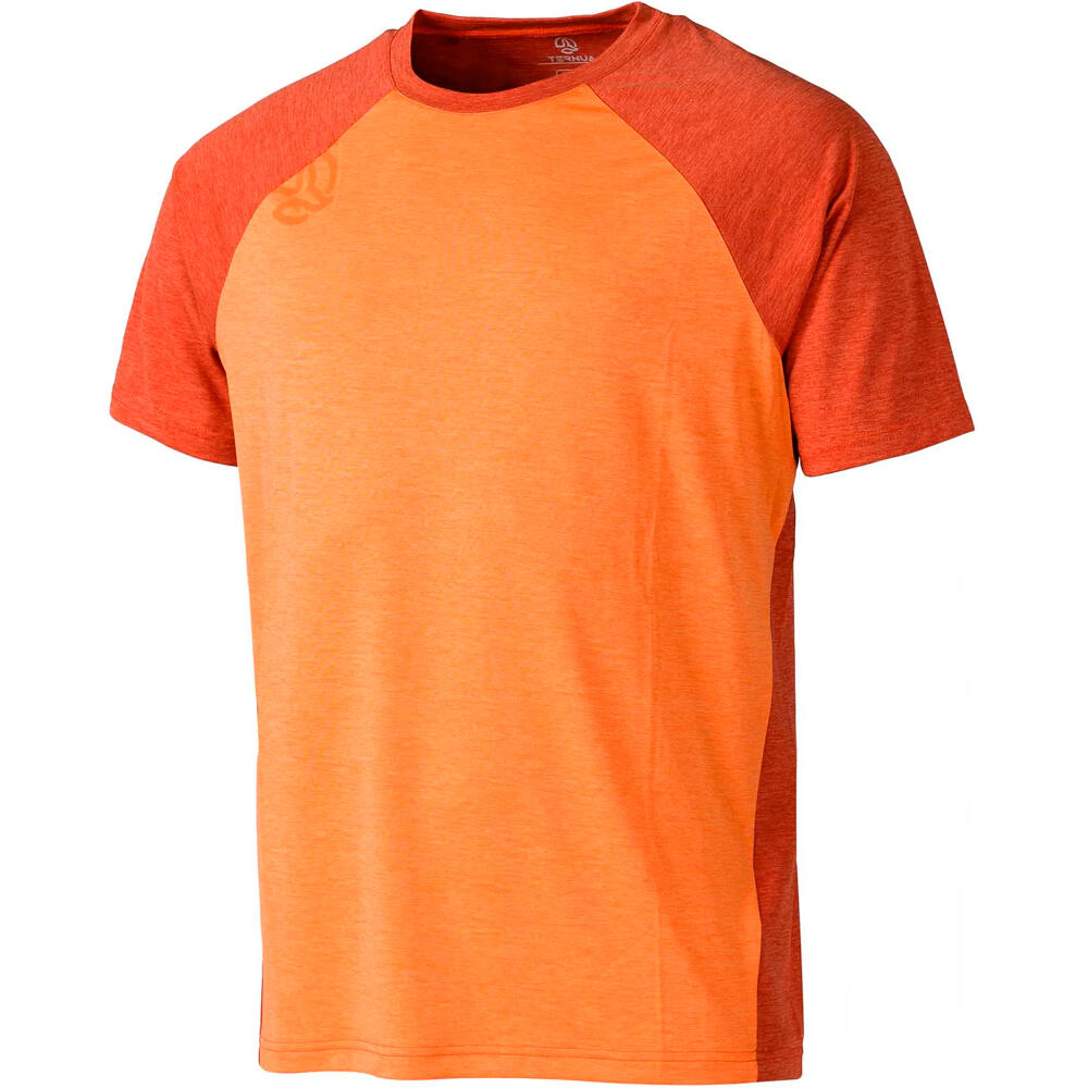 Krin camiseta montaña manga corta hombre Rojo (XXL)