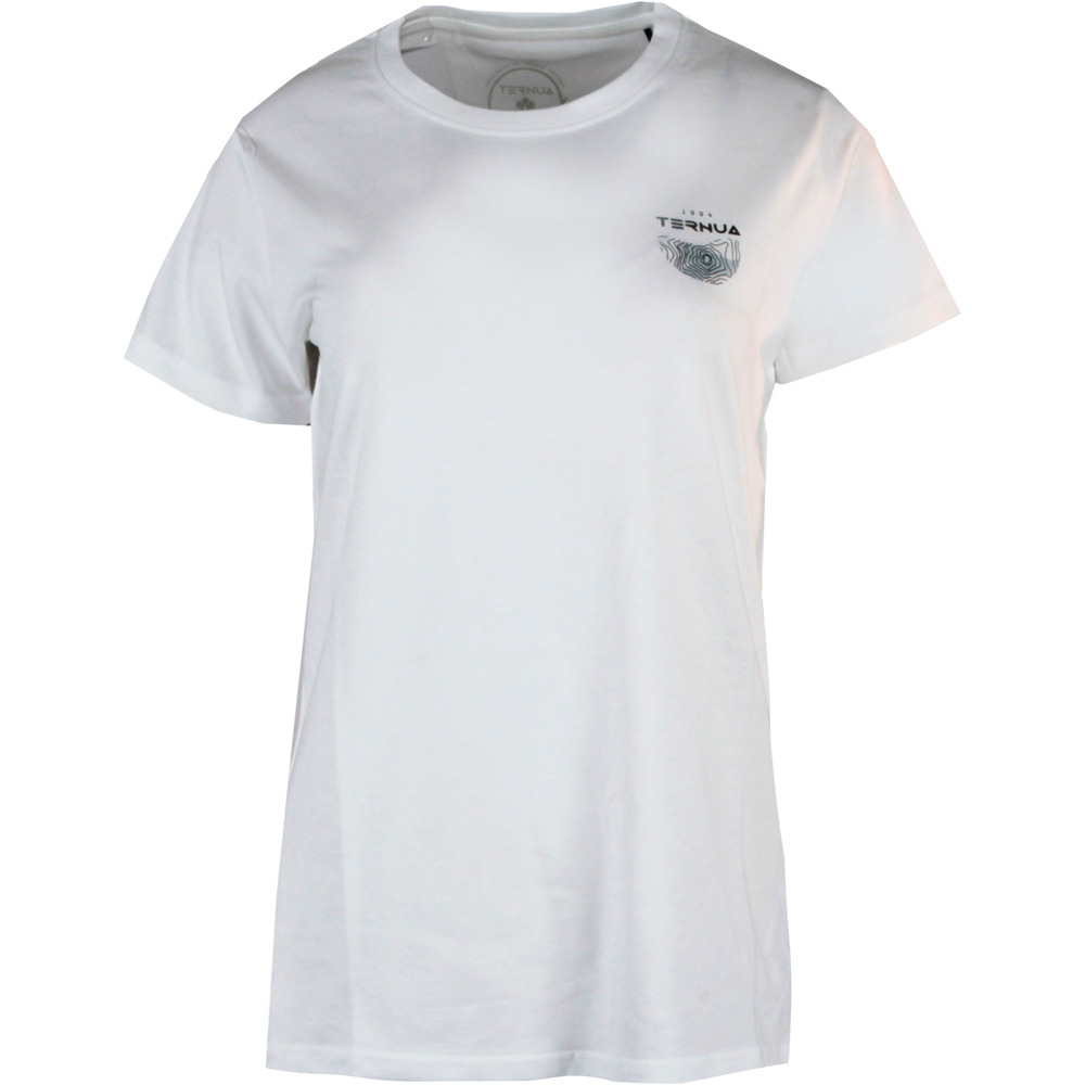 Inukitu regenerative camiseta montaña manga corta mujer Blanco (L)