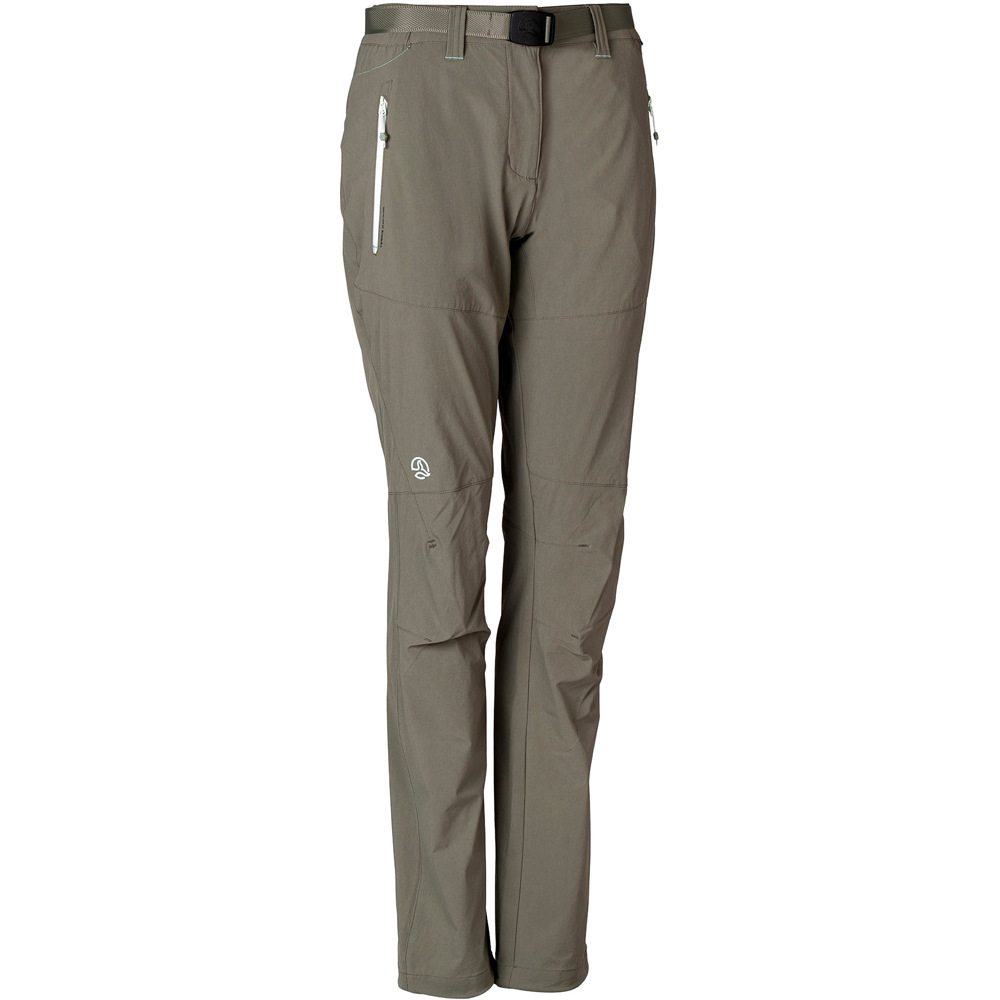 Friza pantalón montaña mujer Verde (S)