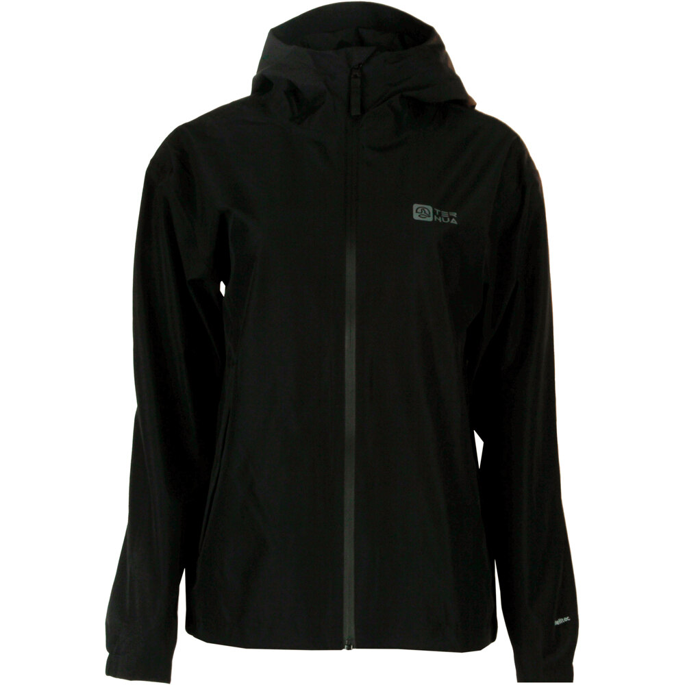 Siku rain chaqueta impermeable mujer Negro (XS)
