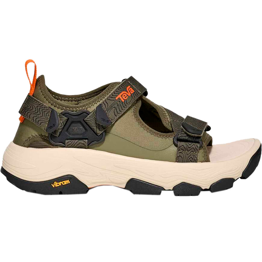 Grandview max sandalias trekking hombre Verde (42)