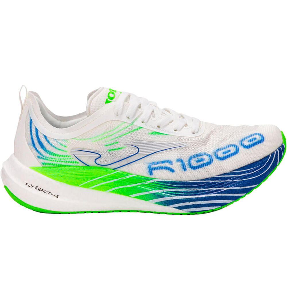R1000 zapatilla running hombre Blanco (40)