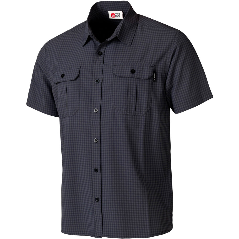 Morne camisa manga corta hombre Negro (XL)