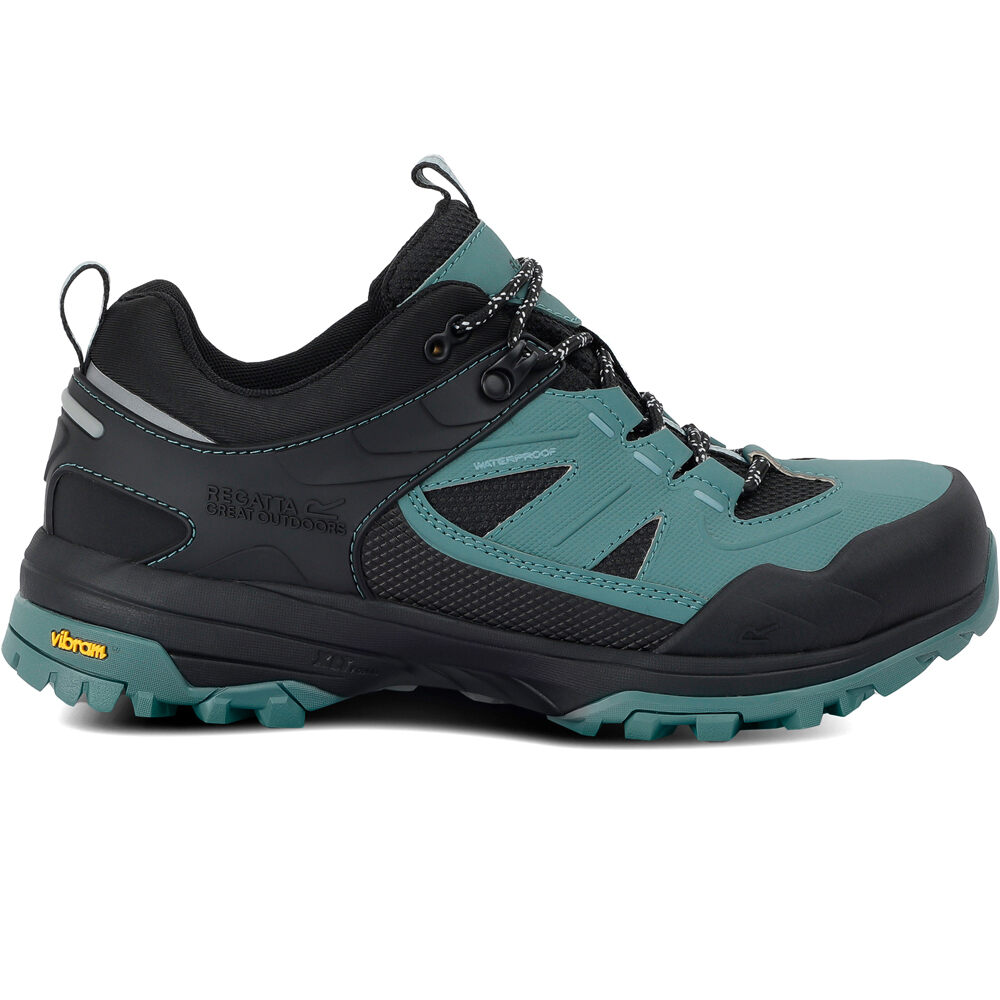 Regen low zapatilla trekking mujer Verde (40)