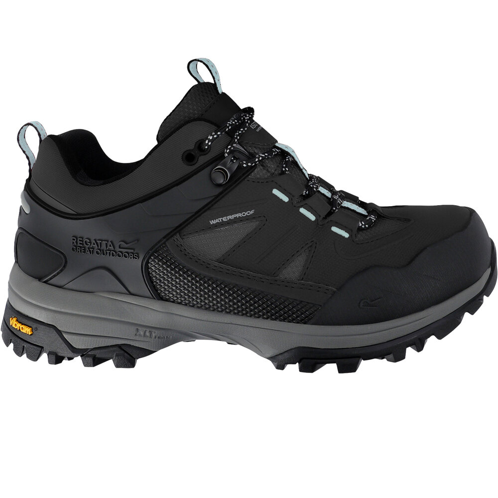 Regen low zapatilla trekking mujer Negro (40)