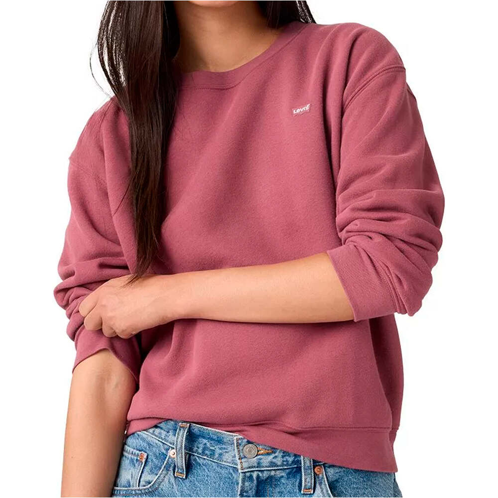 Everyday crushed berry sudadera mujer Granate (XS)