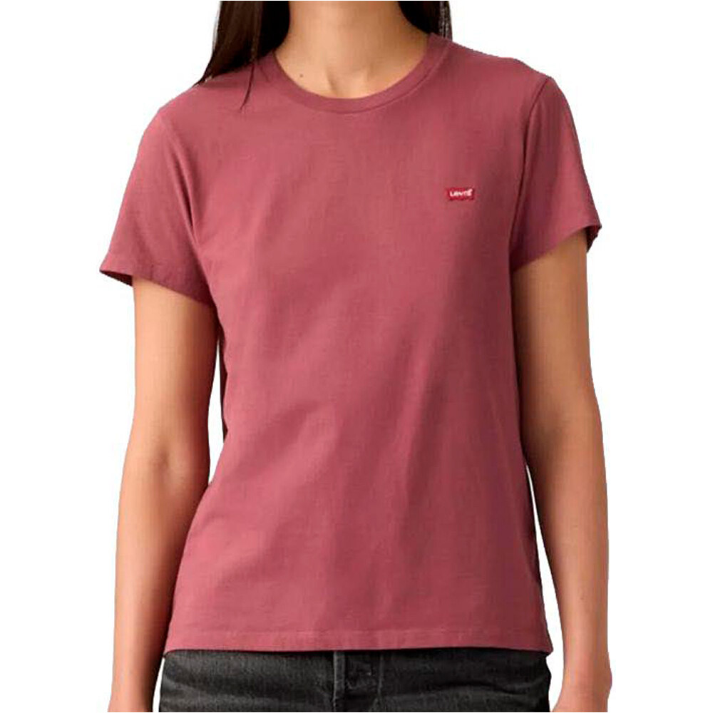 Perfect camiseta manga corta mujer Granate (XS)