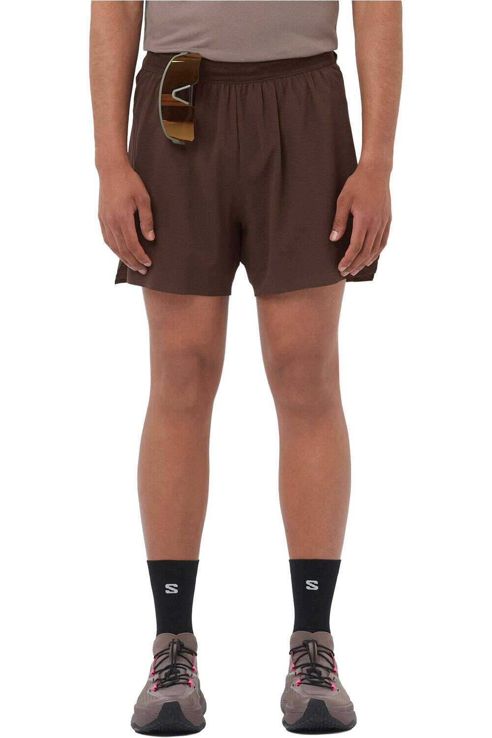 Sense aero stow 5 pantalón running hombre Marron