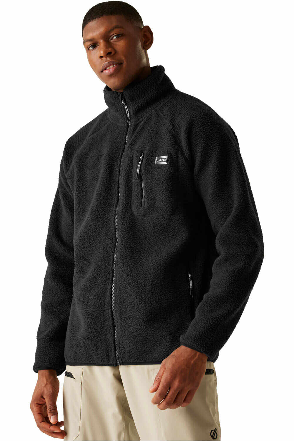Camber forro polar hombre Negro (M)