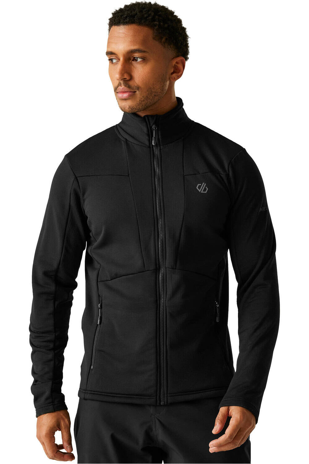 Substratum v forro polar hombre Negro (XXL)
