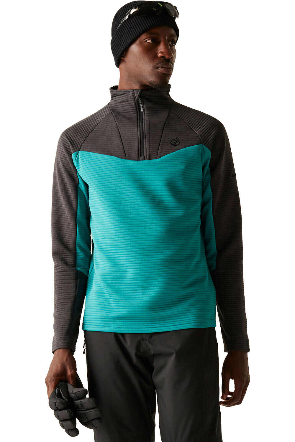 Dignify forro polar hombre Negro (XXL)