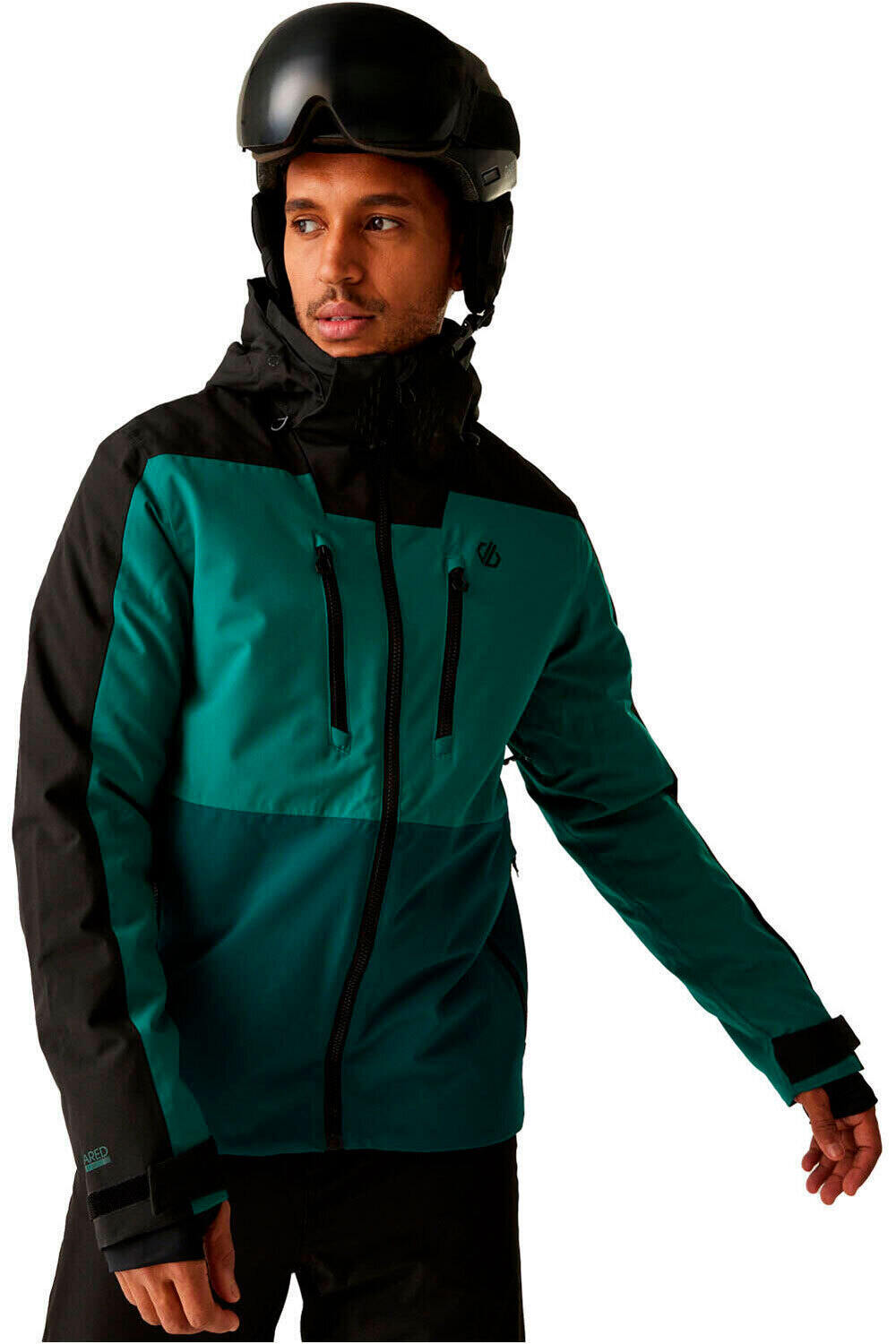 Base plate iii chaqueta esquí hombre Negro (XXL)