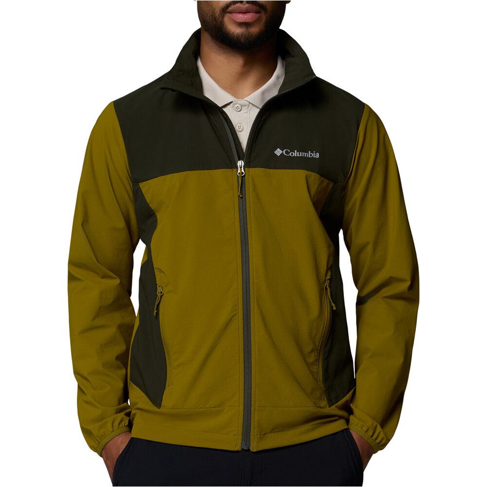 Heather canyon ii chaqueta softshell hombre Verde (S)