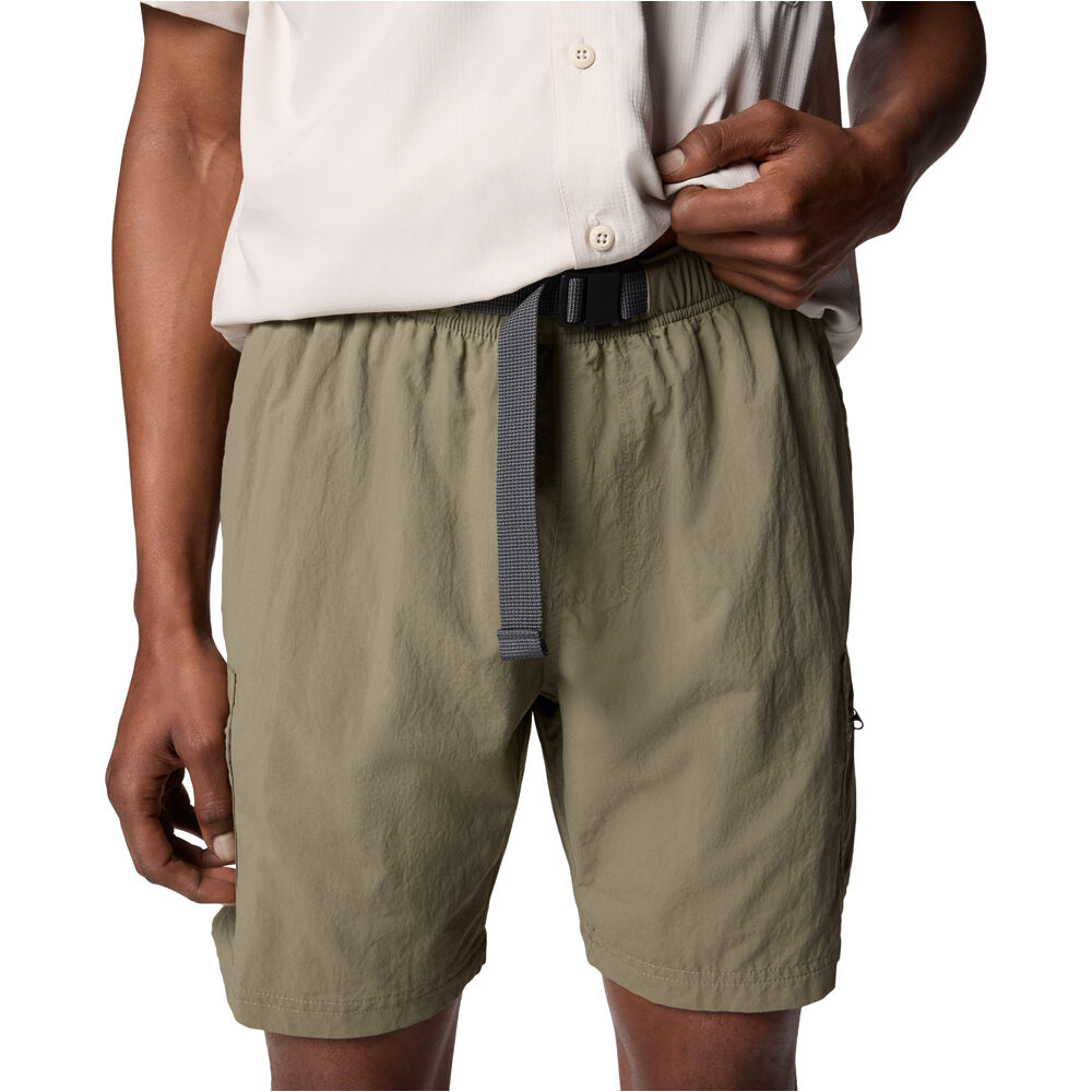 Mountaindale pantalón corto montaña hombre Verde (XL)