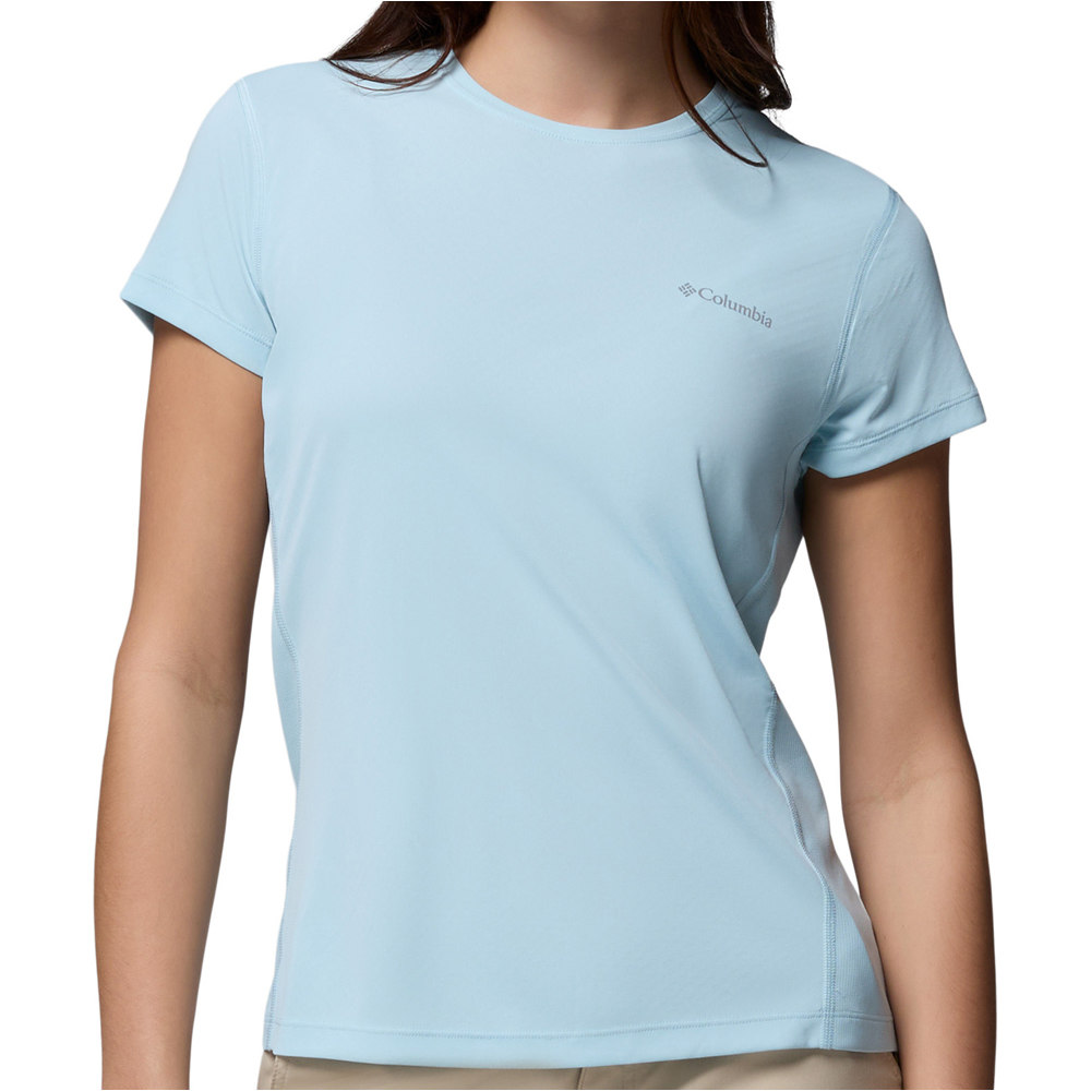 Zero rules light camiseta montaña manga corta mujer Azul (S)