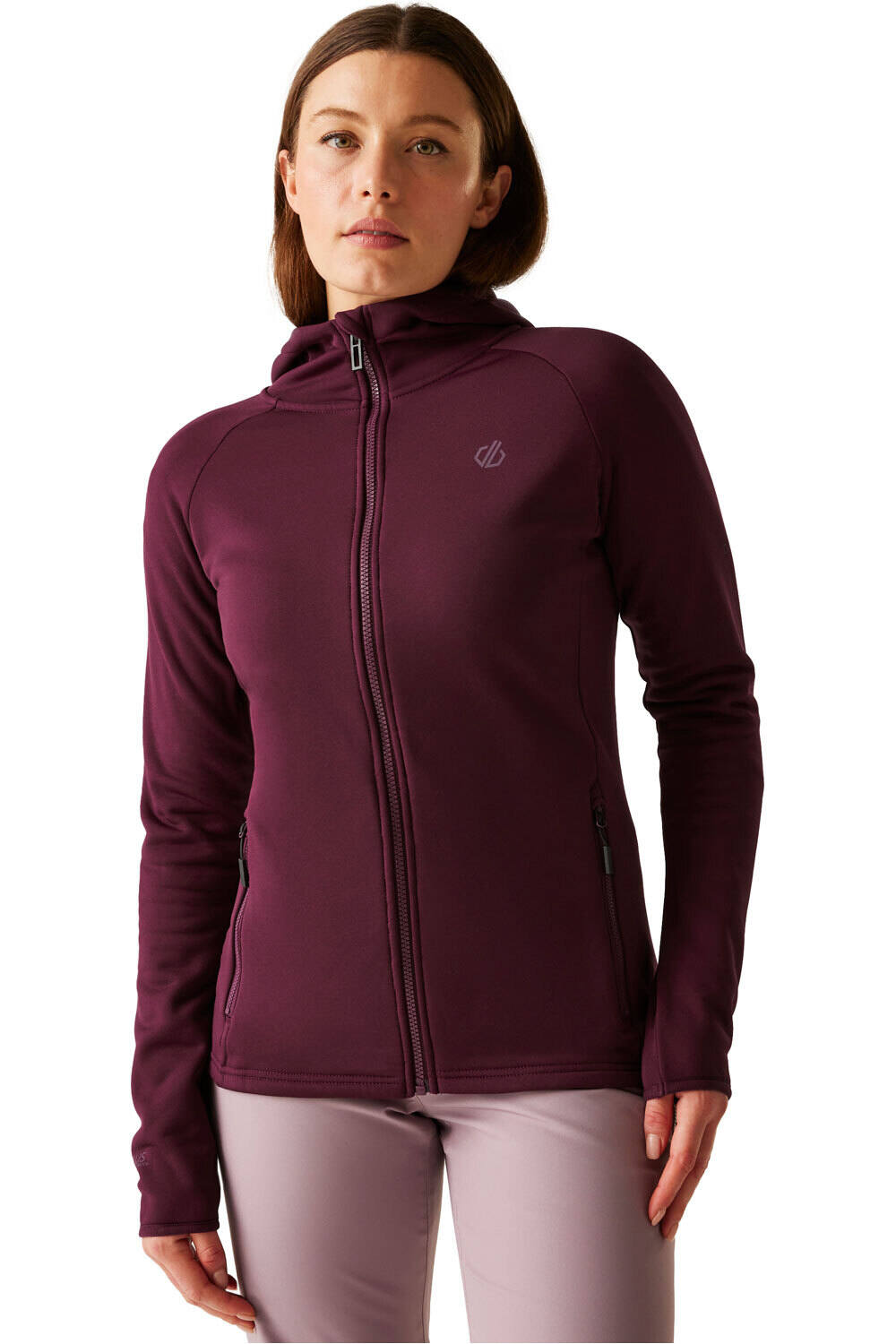 Density core forro polar mujer Granate (20)