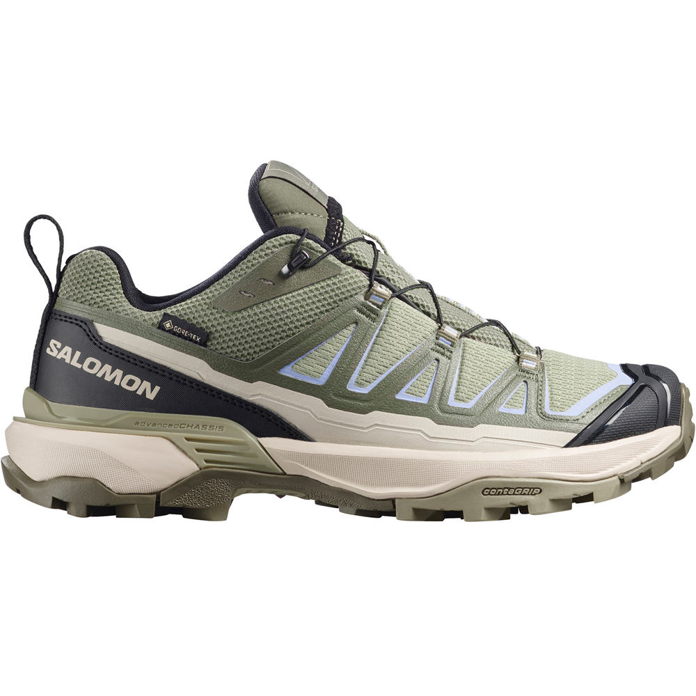 X ultra 360 edge gore-tex zapatilla trekking mujer Verde (37 1/3)