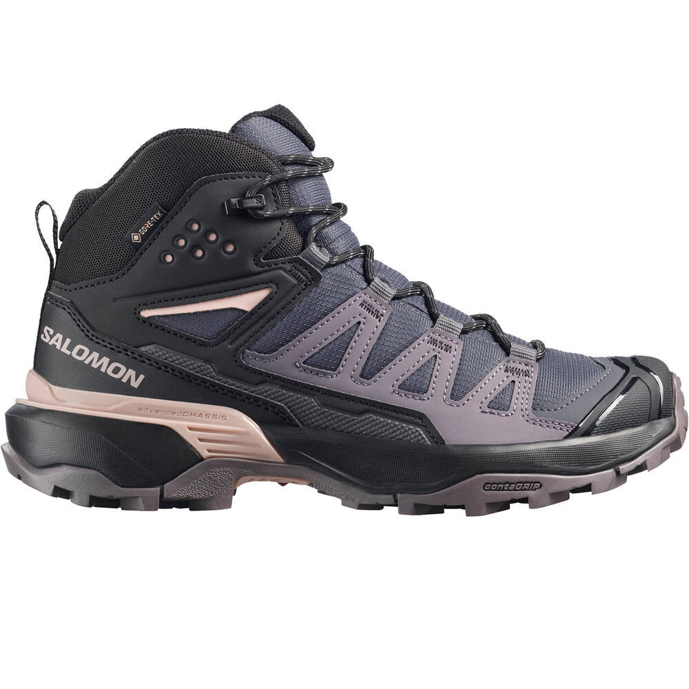 X ultra 360 mid gore-tex bota trekking mujer Morado (42 2/3)