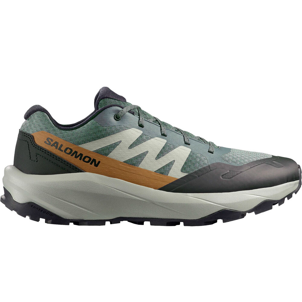 Outscape zapatilla trekking hombre Verde (40)