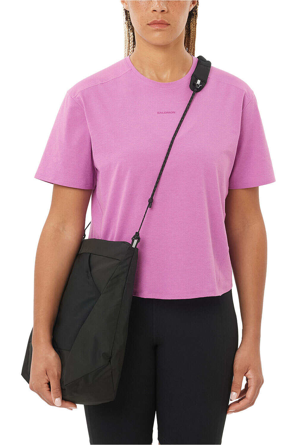 Trackline camiseta montaña manga corta mujer Rosa (M)