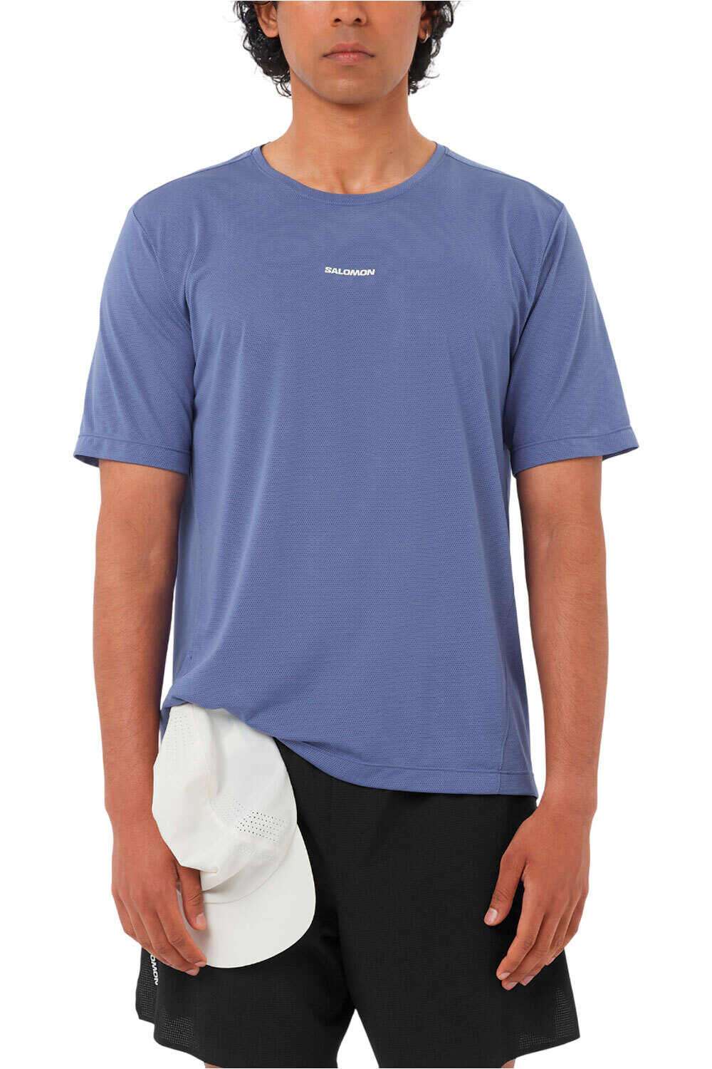 Shkout core camisetas trail running manga corta hombre Morado (L)