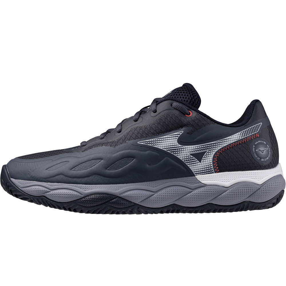 Wave enforce court cc Zapatillas Tenis Hombre Gris (44,5)
