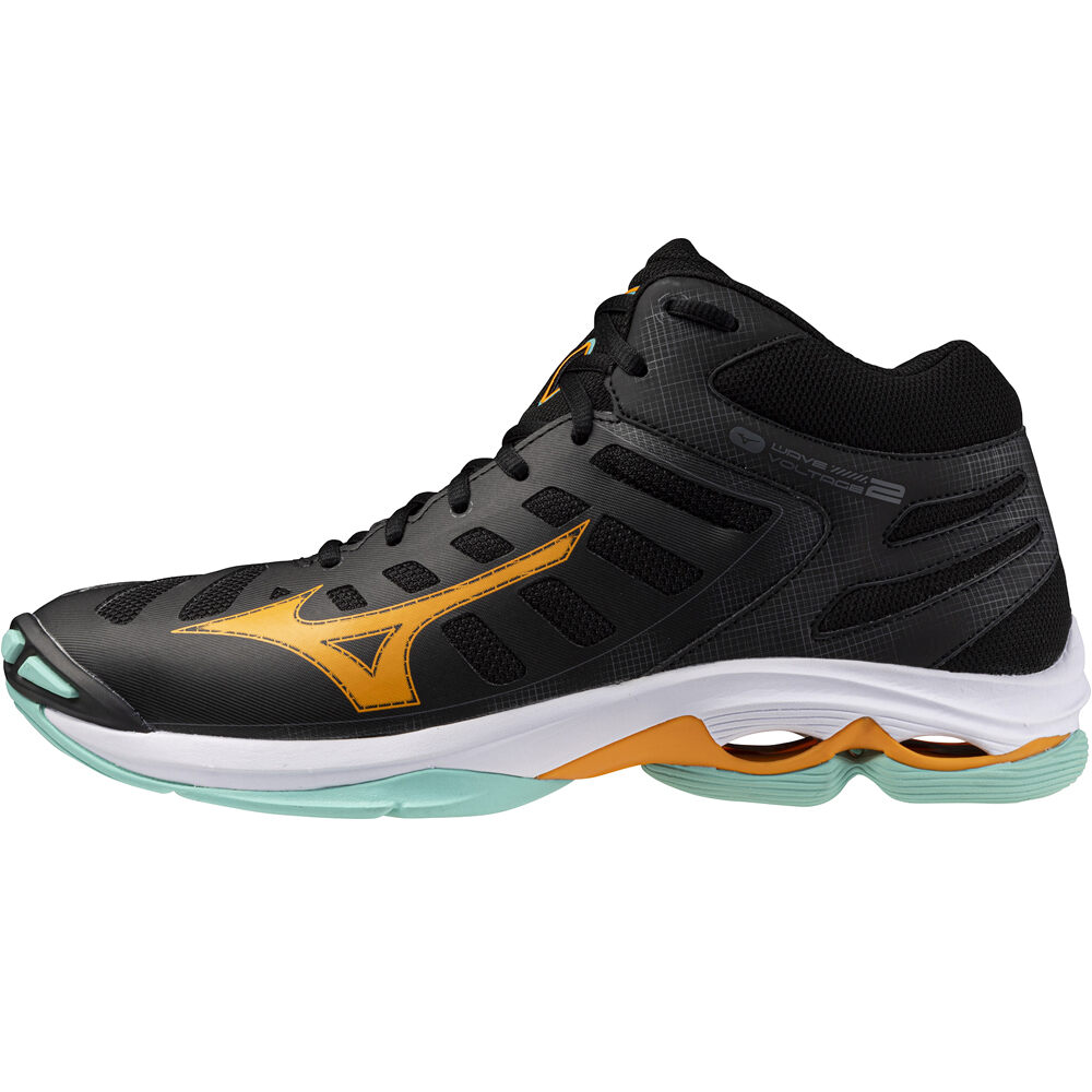 Wave voltage 2 mid zapatilla indoor hombre Negro (40,5)