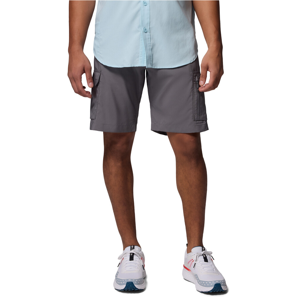 Silver ridge utility cargo pantalón corto montaña hombre Gris (42)