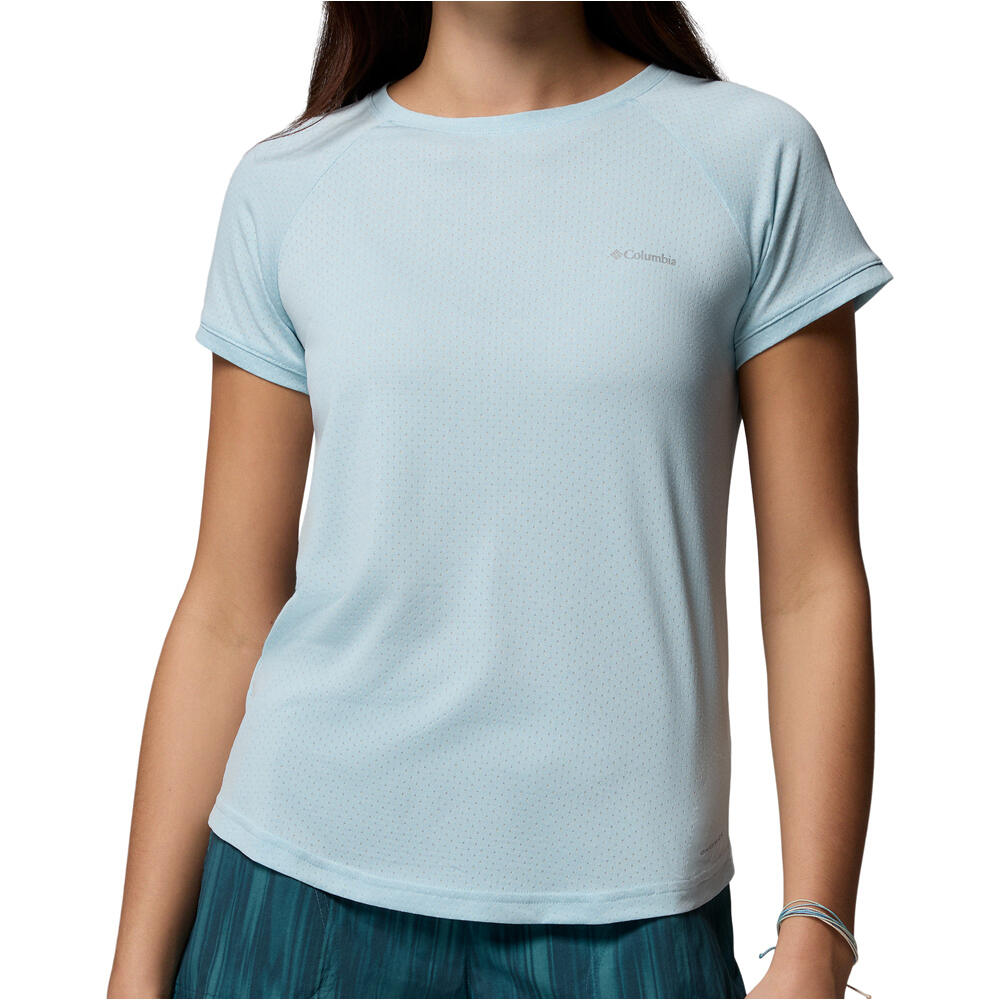 Columbia bogata bay camiseta montaña manga corta mujer