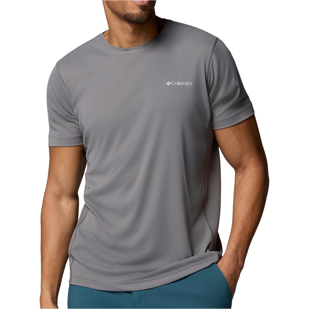 Zero rules light camiseta montaña manga corta hombre Gris (S)